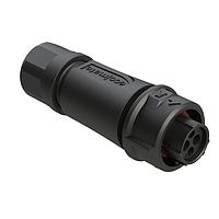Amphenol SINE Systems FLS6BS10N2S03 Connectors 4 (2+2) POS PLUG