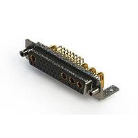 EDAC 630-36W4640-2N6 Mixed Contact D-Sub Connectors Right-angle Power Combo D-Sub Connector