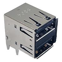 Switchcraft RAHPC2UA20 USB Type A Connectors USB 2.0 RA  TH DUAL CONNS