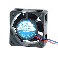 Orion Fans OD4020-24HB02A Axial DC Fan, 40x40x20mm, 24VDC, 9CFM, Ball, 2xWire 26AWG, Alarm Output Open Collector