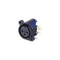 NEUTRIK NC3FAHR2-0 Receptacles 3P F RECEPT A SERIES PCBH RT PN 1 GRD SE
