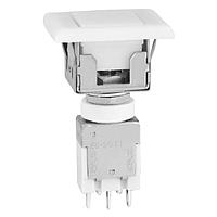 NKK Switches EB2011-B-J41B Light Touch Switches ON(ON) WHT CAP/BEZEL SNAP-IN 3A SLDER LU