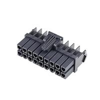 Molex 172708-0118 Receptacle Housing MINIFIT TPA2 18CKT DR REC HSG 4.2MM 94V-2 GW