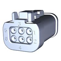 DEUTSCH - TE Connectivity DT16-6S-KP01 6-Way DT PLUG ASM