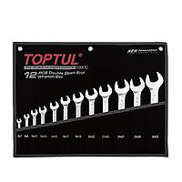 TOPTUL GPAJ1202 Double Open End Wrench Set (12 pcs)