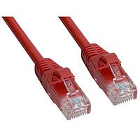 Amphenol Cables on Demand MP-5ERJ45UNNR-010 Cat 5e CAT 5E UTP RJ45 RED 10'