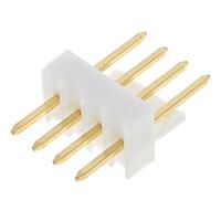 Molex 22-11-2042 Locking VERT PCB HDR 4P GOLD FRICTION LOCK