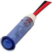 Mallory Sonalert FL1P-6QW-2-B110V Indicators LED BLU 6MM SNAP 110VAC/DC
