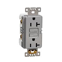 Square D SQR51201GY Receptacles TR GFCI 20A RECEPTACLE COMM GY