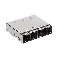 Amphenol Commercial Products U92A411100171 Combo MiniSAS HD, High Speed Input Output Connector, 1X4 CAGE ASM LONG EMI 12G.