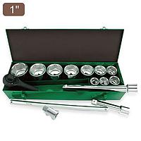 TOPTUL GCAD1404- 14PCS Professional Grade 1inch DR. 6PT Flank Socket Set