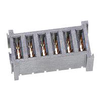 Molex 46562-9206 PCB Receptacles 6 DC Power Circuits Press Fit Tail Vert