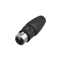 NEUTRIK NC3FX1-TOP Connectors XLR cable end X1-TOP series 3 pole female - nickel/gold - IP 65 and UV rated for cable OD 5 - 10 mm