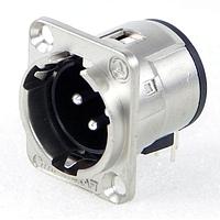 Switchcraft E3MRABAU Connectors QG RECEPTACLE/BLACK/