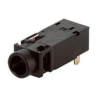 Same Sky (formerly CUI Devices) SJ3-350820B-TR Phone Connectors Audio Jack, 3.5mm, Through Hole, 2 Conductors, 1 Switches