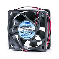 Qualtek Electronics FAD1-06025BBLW12-A Axial DC FAN 60X25mm BALL 5VDC WIRE