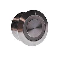 E-Switch PVT4FW4SS315 Anti-Vandal Anti-vandal, SPST, Off-(On), Panel Mount, Front, Silver, LED, Red, IP65