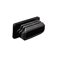 Essentra Components RCR50201014A Rectangular Tube Insert 5.0 x 2.0 IN RECTANGULAR TUBE INSERT; LDPE BLACK
