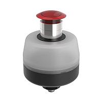 Banner Engineering OS80PMLR1GRQ Push Turn OS80 Operator Station: Push Button, Red; Latching (Pull-to-Release); 2-Color; Voltage: 12-30 V dc; Housing: Polycarbonate; IP40; Output: PNP 1 NO; Colors: Green Red; 5-pin M12 Integral QD