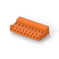 AMP Connectors - TE Connectivity 3-644460-9 Receptacle Assembly 09P MTA156 CONN ASSY 18AWG ORA