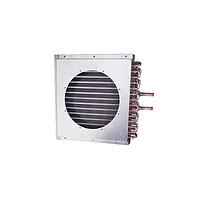 Aavid M14-120SB1-M9 Tube-Fin Liquid-to-Air Heat Exchanger, Copper, Aluminum Tube-Fin, w/115VAC Ostro Fan Kit