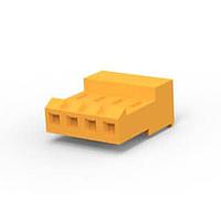 AMP Connectors - TE Connectivity 3-641148-4 Receptacle Housing 04P MTA156 ASY 18AWG ORA LF