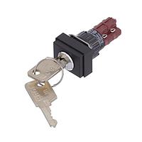 EAO 51-196.025D Keylock Switches IND RND BLK UNV LL