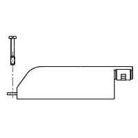 AMP Connectors - TE Connectivity 5552960-2 Backshell RECPT 50P STANDARD r.a. mnt thru-bolt