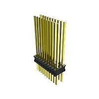 Samtec HTMS-104-51-L-D Headers Through-hole Micro Header, 0.050" x 0.100" Pitch