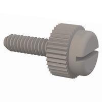 Essentra Components 090440037TEG Thumb Screw Slotted Thumb Screw, #4-40 Thread, 3/8 Lg