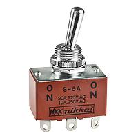 NKK Switches S6A Medium capacity standard size toggles DPDT ON-ON MED CAP SOLDER LUG