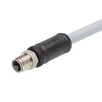 Molex 1205000315 Sensor Cables / Actuator Cables M12 Single-Ended Cordset 5 Poles  Male to Pigtail 16 AWG Gray 2.0m  Lngth