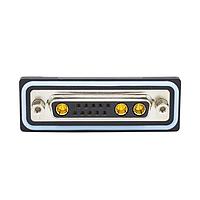NorComp CDFS13W3203L211 Mixed Contact D-Sub Connectors 13W3 solder cup F FL 4-40 int thrd 20 Amp