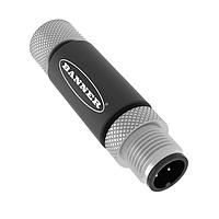 Banner Engineering S15A-F13345-M1X345-Q Circular Metric Connectors S15 A Series: In-Line Adapter; Voltage: 12-30 V dc; IP67; Female: F13345 White/Blue; Male: M1X345; Male-Female 5-pin M12 QD