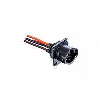 Amphenol LTW CBD-06RFMC-RS8C15 Sensor Cables / Actuator Cables RBL, Middle Size, Plastic, 10A+5A, 06 pins, Female Connector, Male Contact, Square, Push Lock With Latch, Crimp, Receptacle With Cable/Wire, Length 150mm, IP68