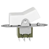 NKK Switches M2022TYW01-JB Rocker Switches ON-ON FRAME MNT .595 WHT RKR SLDR LUG 6A