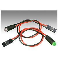 BIVAR PM5BC5VW6-CC2ER LED Panel Mount Indicators HE Red/Gn 635/568nm Wh Diff Wire&Con