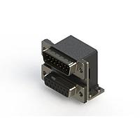 EDAC 663-015-264-057 Dual Port D-Sub Connectors Right-angle Dual Port D-Sub Connector