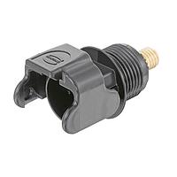 HARTING 09930010101XL Heavy Duty Power Connectors Han S Screw Mount Housing, black, M20, w/ male contact M8 (100 piece packaging)