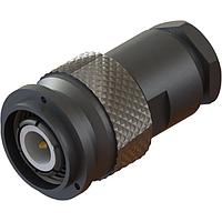 Amphenol SV Microwave M39012/26-0018 Connectors TNC M Conn, Lockwire Holes for RG-174 Cb