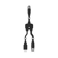 Banner Engineering CSB-M121701USB02M121702 Splitter Cables M12 Splitter Cable; 17-pin Female Straight 0.3 m (1 ft) Truck; 0.6 m (2 ft) 17-pin Male Straight Branch; 0.6 m (2 ft) USB-A Male Straight Branch; Black, PVC, Nickel-Plated Brass Coupling Nut