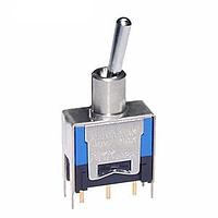 NKK Switches D22018B Toggle Switches SPDT (ON)-OFF-(ON) STRAIGHT W/BRKT