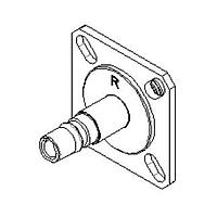 Radiall F725E20000 Square Flange Receptacle EZ-LUX RCPT SQ FLG NO BOOT