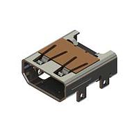 EDAC 694H319-562-211 HDMI HDMI Type-D   15&micro;" Au plating right angle SMT LCP insulator blk