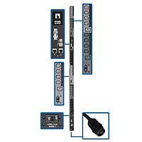 Tripp Lite PDU3EVNR6L2130 Power Outlet Strips Tripp Lite PDU 3-Phase Monitored 24 C13 6 C19 208/240V L21-30P 10kW 0U TAA