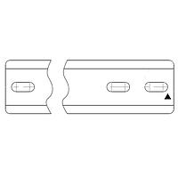 Amphenol Anytek DDRS10000100G DDR Guide Rail DIN RAIL NS35/15-STEEL-1000NS35/15-STEEL-1000STEEL (1m,1.5mm)Blue and white zinc plating