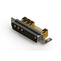 EDAC 629-36W4640-7T4 Mixed Contact D-Sub Connectors Right-angle Power Combo D-Sub Connector