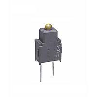 NKK Switches A01PE LED YELLOW LED INDICATOR STRAIGHT PC MNT