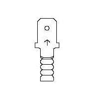 3M Electronic Specialty MU18-187DMK Spade 22-18 .187 M/DISC.