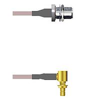 Amphenol Custom Cable Q-1T03H0005018i RF Cable Assemblies N-SJB/SMB-RJB G316 18I